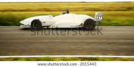 White F1600 grand prix motorsport racing
