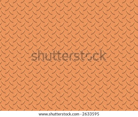 diamond plate industrial background small copper