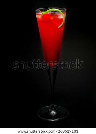 Cherry Vodka is made of 1 part sweet and sour mix 1 part vodka 1 tbsp grenadine syrup