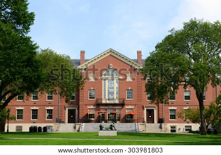 Faunce House is a Colonial Revival style building in Brown University. This building was built in 1903 and originally called Rockefeller Hall, Brown University, Providence, Rhode Island, USA