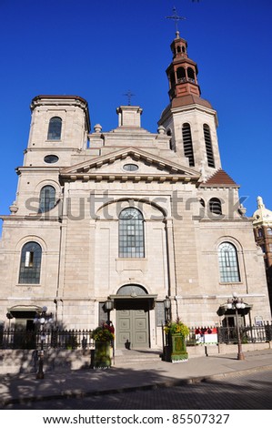 Notre-Dame de Quebec Cathedral, Old Quebec City, Quebec, Canada