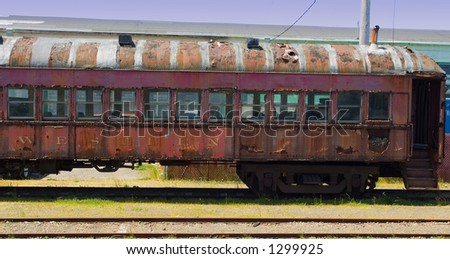 old train car