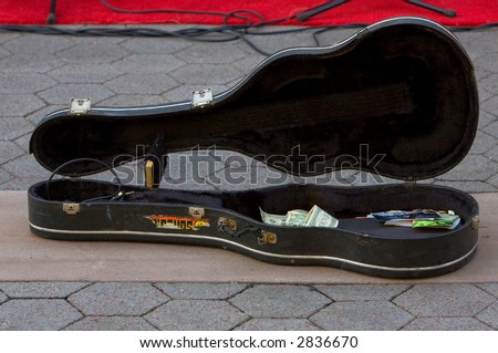 old guitar case