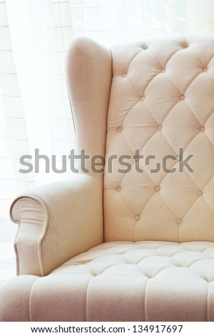 The White Luxury Armchair.