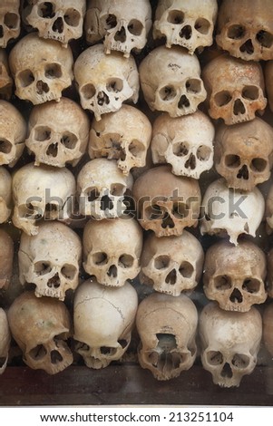 Pile of skulls \
