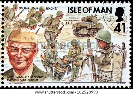 Isle Of Man Circa A Stamp Printed By Great Britain Shows Image