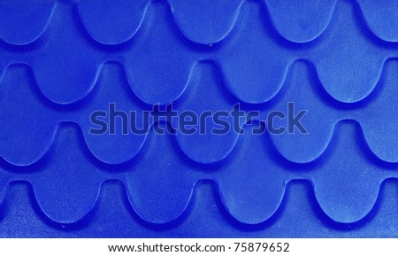 Blue plastic texture. closeup Useful as background for design-works.