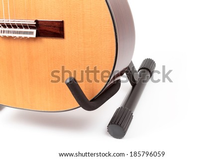 Guitar on guitar stand