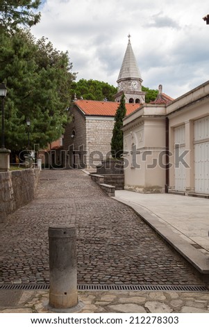 Old Church in Opatija - Croatia - enhanced colors