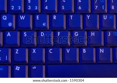 type it  keyboard of computer