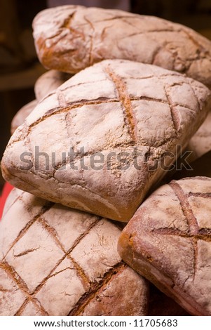 ancient-style handmade bread