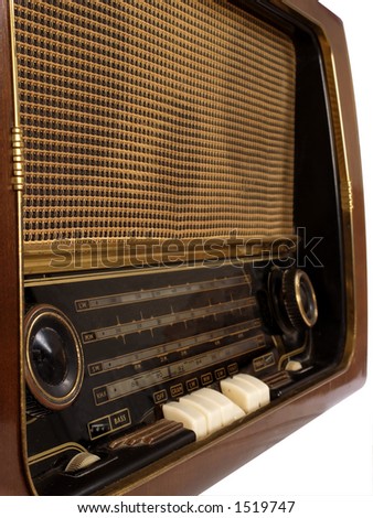 An old retro radio
