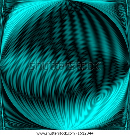 Turquoise and black Abstract