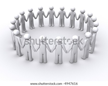 people holding hands. stock photo : People holding