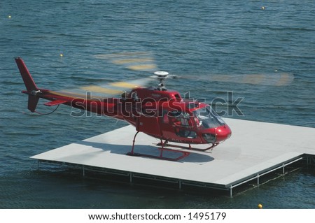 Helicopter chopper aircraft plane flight helipad helideck ambulance