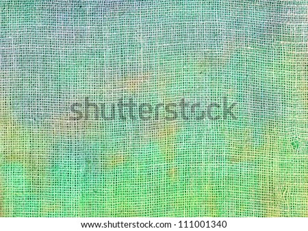 juta sack background, turquoise color pastel burlap cloth