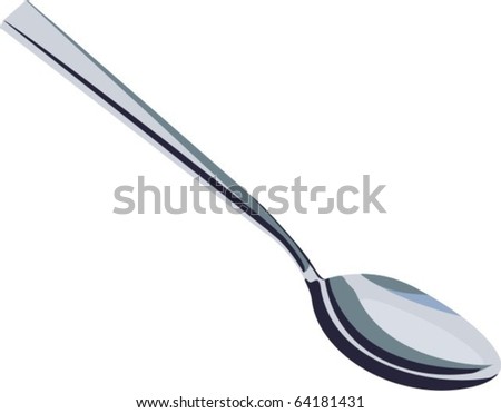 Spoon Stock Vector Illustration 64181431 : Shutterstock