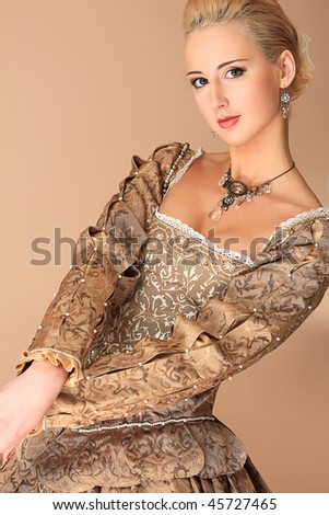 Selene's Characters Stock-photo-portrait-of-a-beautiful-woman-in-medieval-era-dress-shot-in-a-studio-45727465
