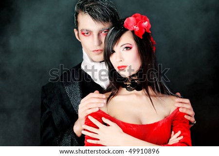 Vampire Makeup Look. 2011 which should look like vampire makeup look. beautiful vampire makeup.