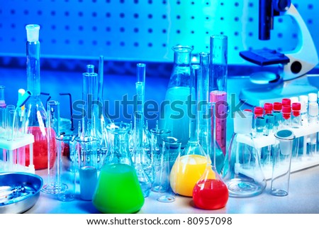 Medical science equipment. Research, laboratory, science, testing