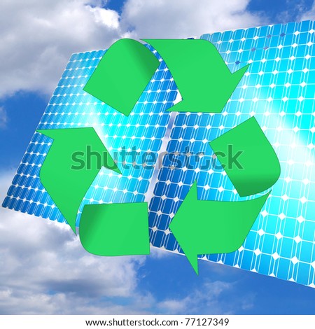 alternative energy solar panels to protect the environment