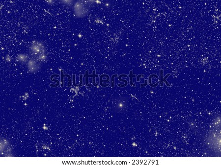 midnight blue background with stars and constellations