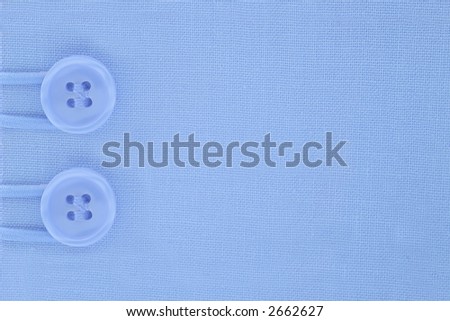 blue tarp like background  with buttons on top