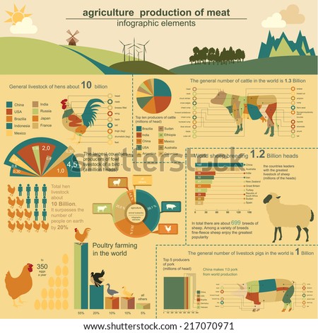 Agriculture animal husbandry infographics Vector illustrationstry info graphics Vector illustration Agriculture animal husbandry infographics Vector illustrationstry info graphics Vector illustration