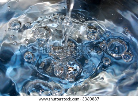 water abstract blue and white background