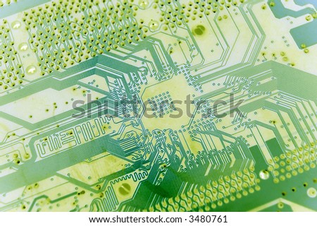 green electrical circuit