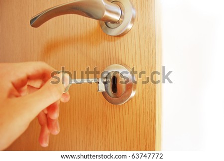 locking/unlocking a door