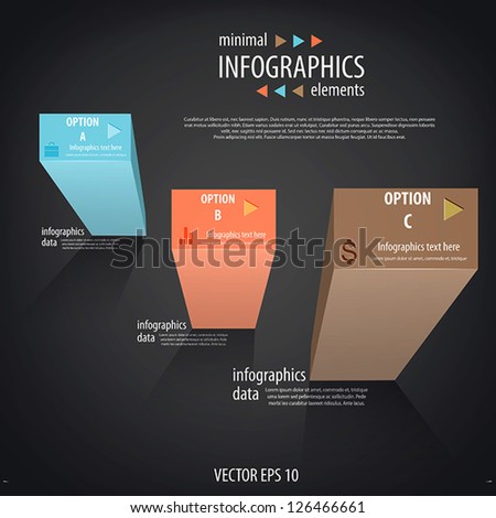 Minimal infographics Vector Minimal infographics Vector