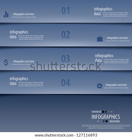 Minimal infographics Vector Minimal infographics Vector
