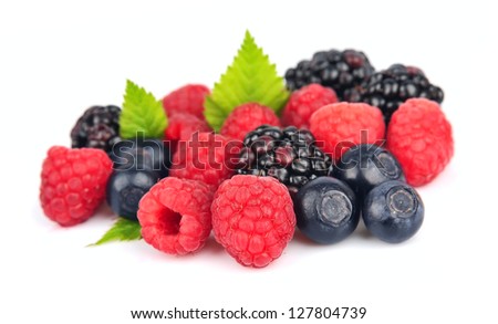 Sweet Berry Isolated On White Background