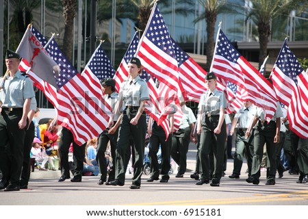 November 12 2007 Veteran\'s Day Parade in Jacksonville Florida