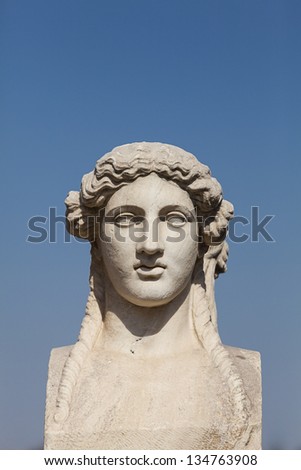 Statue from the Panathenaic Stadium in Athens,Greece