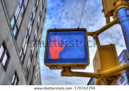 Walk Sign In New York