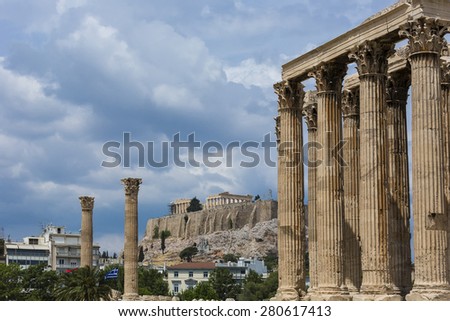 Temple of Olympian Zeus,Athens, Greece