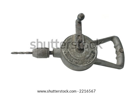 School shooting Stock-photo-an-antique-drill-hand-powered-2216567
