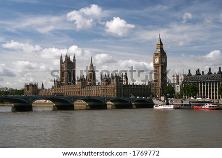 London, UK. Big Ben is actually the name of the bell inside the clock tower but everyone just calls the tower Big Ben