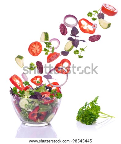 Falling Vegetables