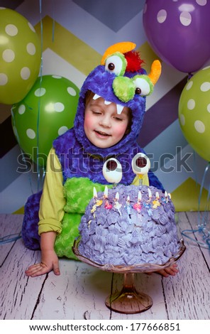 Happy birthday funny cake for a boy