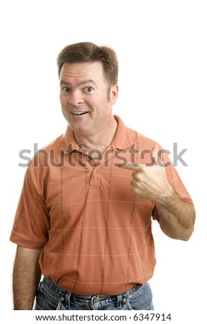 a guy pointing