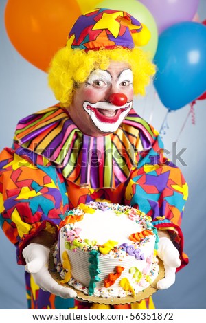 Funny Birthday Clown