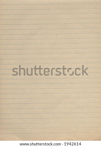 school note-book paper