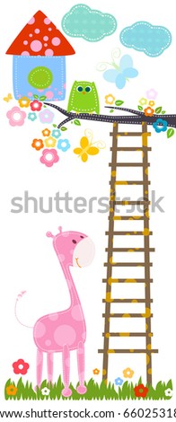 sweet owl and giraffe sweet owl and giraffe