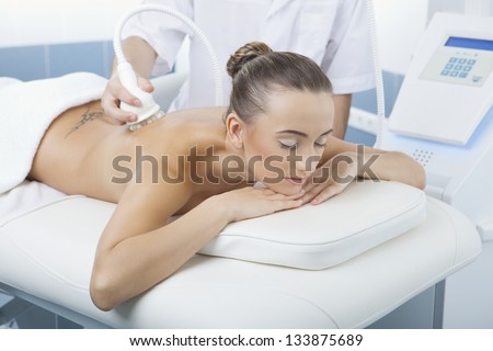 Vacuum Massage Procedure In The Medical Beauty Center