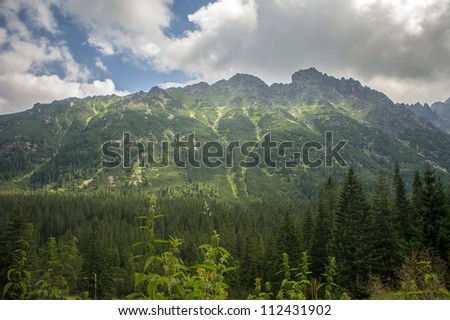 See top photo in the High Tatras.
