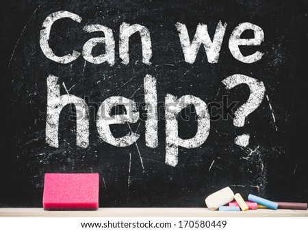 Can we help ? on blackboard