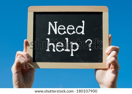 Need help ? on blackboard